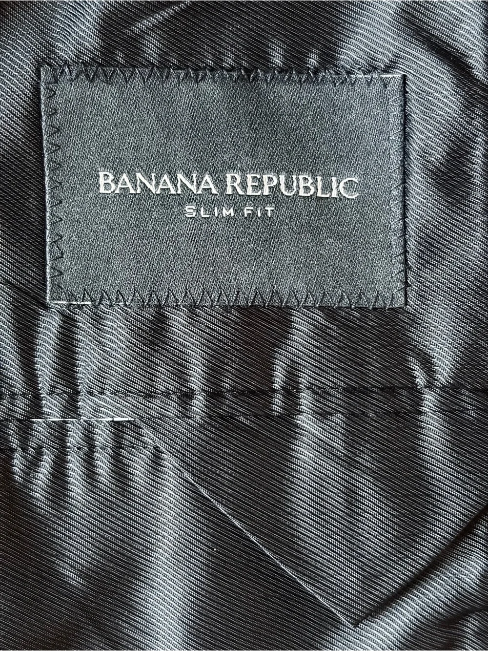 Banana Republic Slim Fit Black Italian Wool Sport Coat Blazer 34R